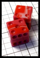 Dice : Dice - 6D Pipped - Red Swirl  - Ebay Sept 2014